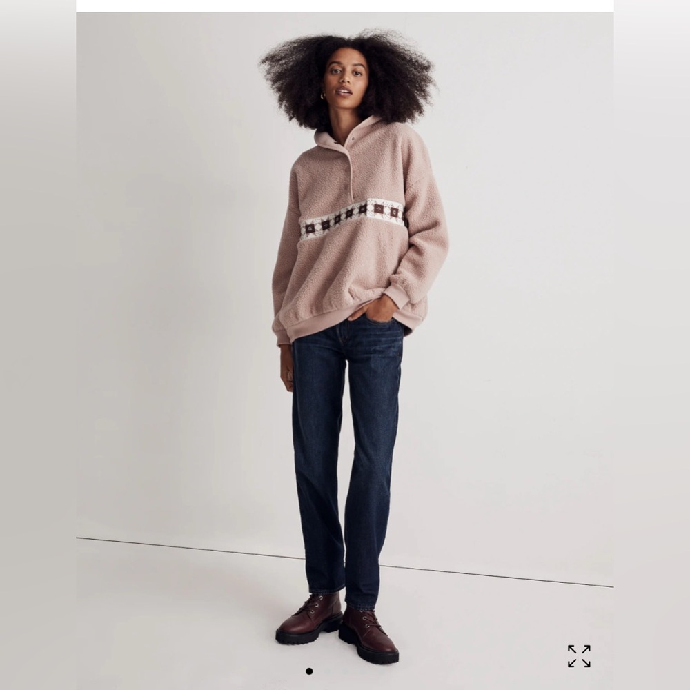 Madewell (Re)sourced Sherpa Popover top